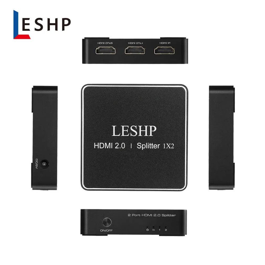 1080P HDMI 2 0 1x2 сплиттер поддержка s Full HD 4x2K 3D один вход на два выхода Поддержка видео