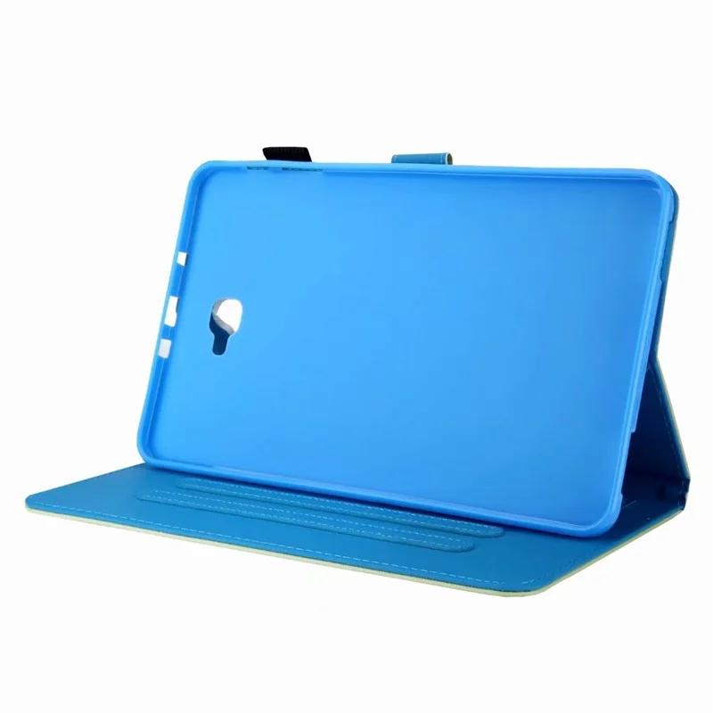

Case For Samsung Galaxy Tab A 10.1 2016 T580 T585 Cover Smart PU leather Card slot Cartoon wallet case for Samsung Tab A6 10.1"
