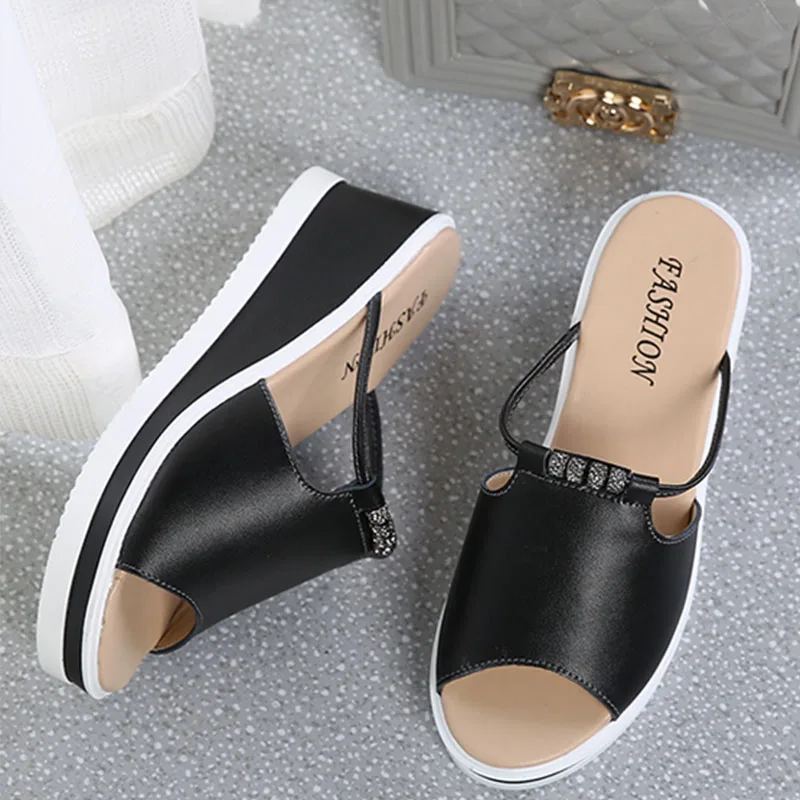 

Women flip flops platform shoes woman sandals wedges shoes for women designer rhinestone slides sandals indoor slipper