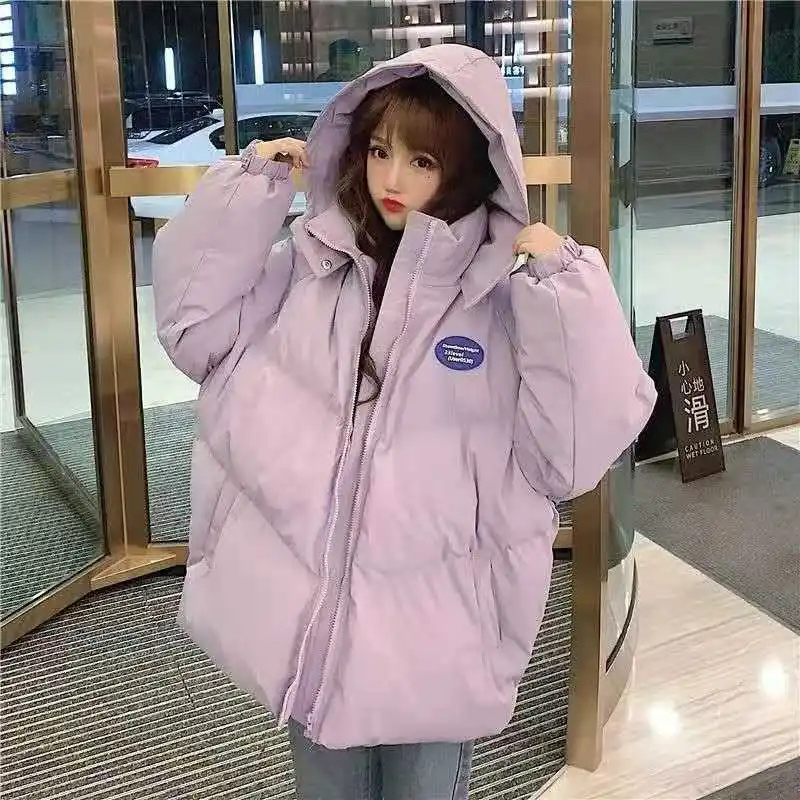 Winter Women Jacket Warm and Thick Down Jacket Korean Girl Student Jacket Coat Loose Short 2021  Puffer Jackets Bubble Coat