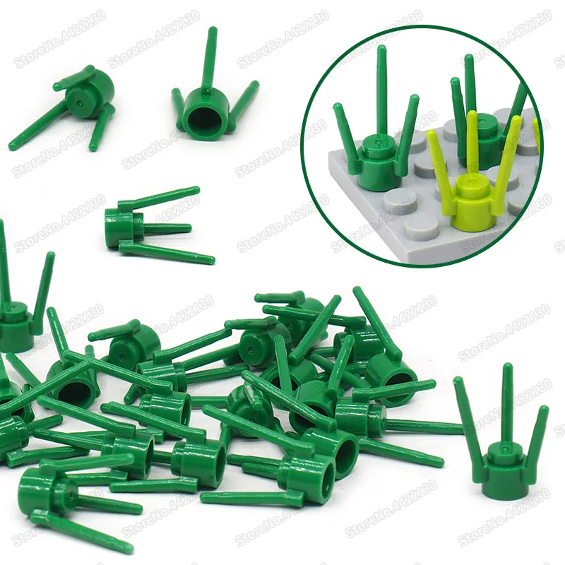 Городская игла пастбища строительные блоки садовый набор растений самодельные