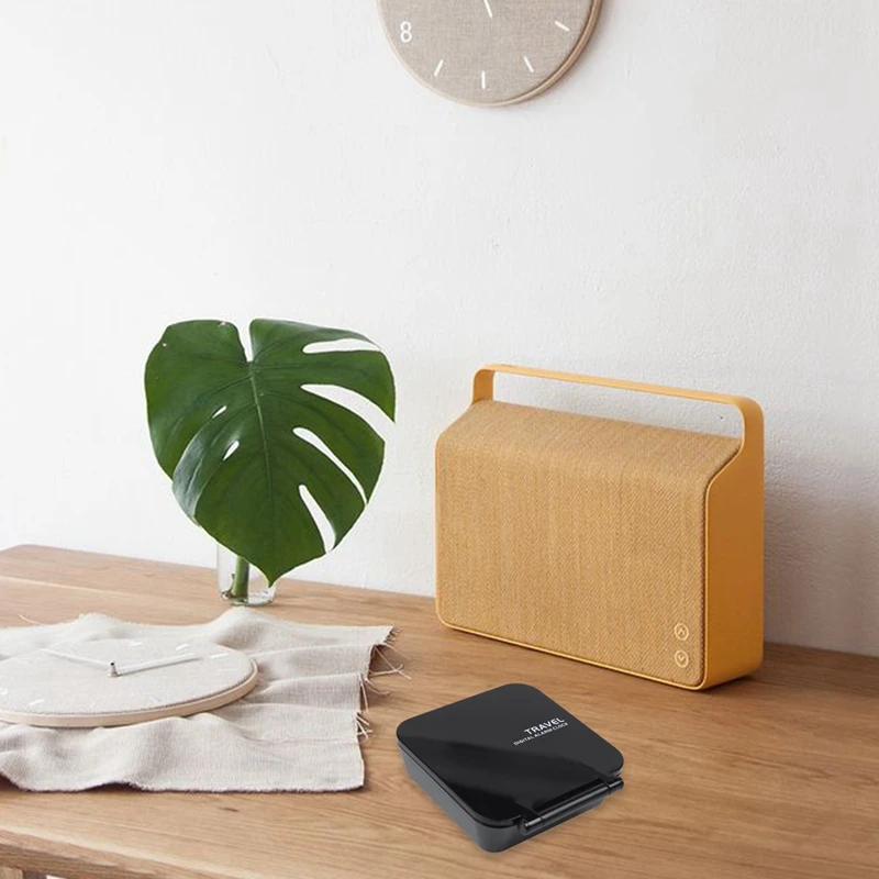 Часы Будильник Портативный Складная Настольная путешествия цифровые часы