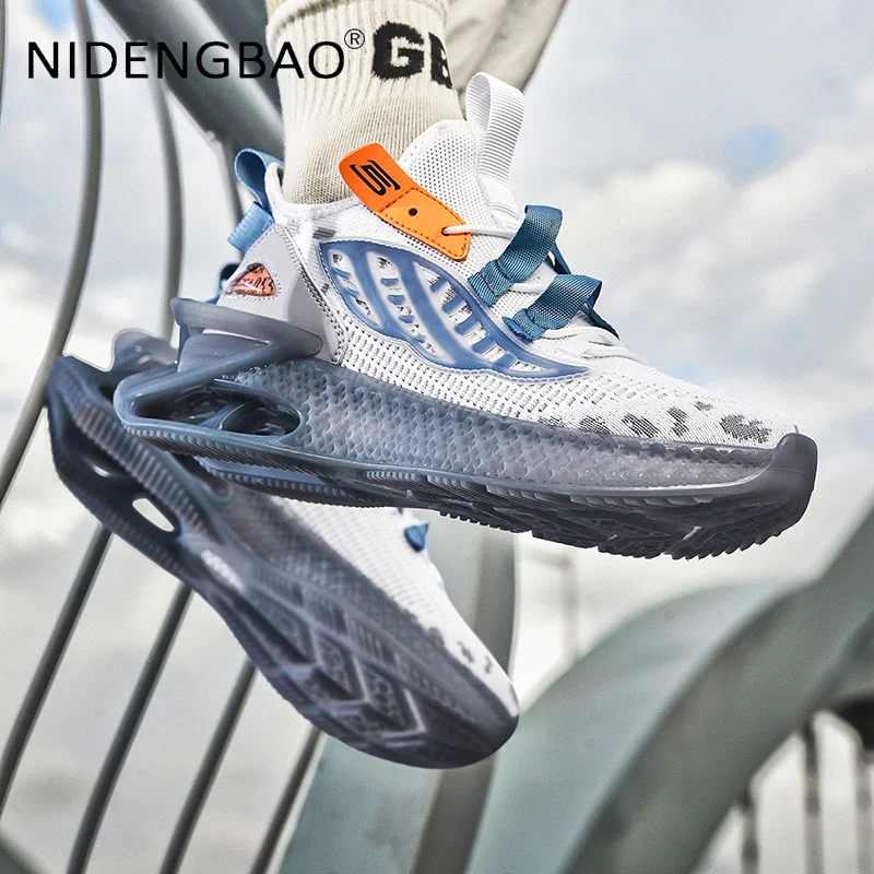 New Design Mens Sneakers Casual Shoes Basketball Breathable Damping Anti Skid Cool Man Jogging Running Sports Shoes Size 39-46