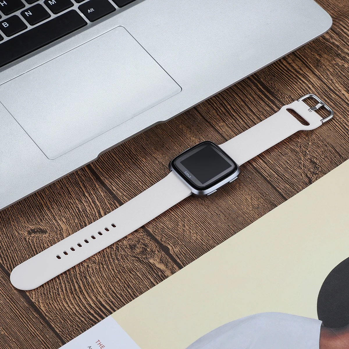 Замена Fitbit versa, ремешок Ремешок силиконовый браслет из дышащего материала, сменный спортивный ремешок для Fitbit часы Versa 61017