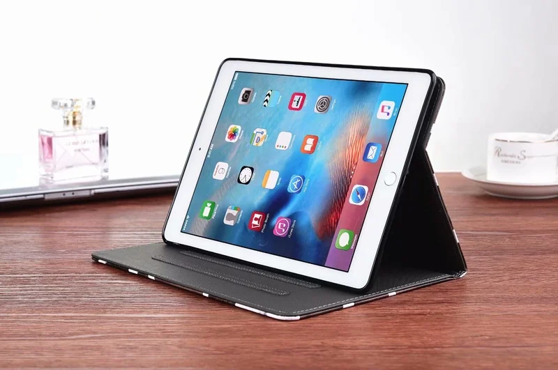 Чехол для iPad Air 1 2 5th 6 новый 9 7 2017 2018 Pro умный чехол из искусственной кожи с