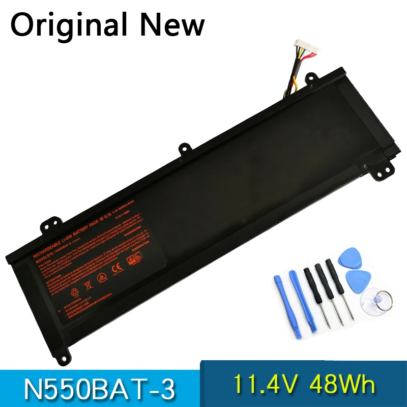 

NEW Original N550BAT-3 Battery for CLEVO Aftershock M15 N550RC N551RC N551RN N550RN For Machenike F57-D1 D1T D2 D4 D3 D5R