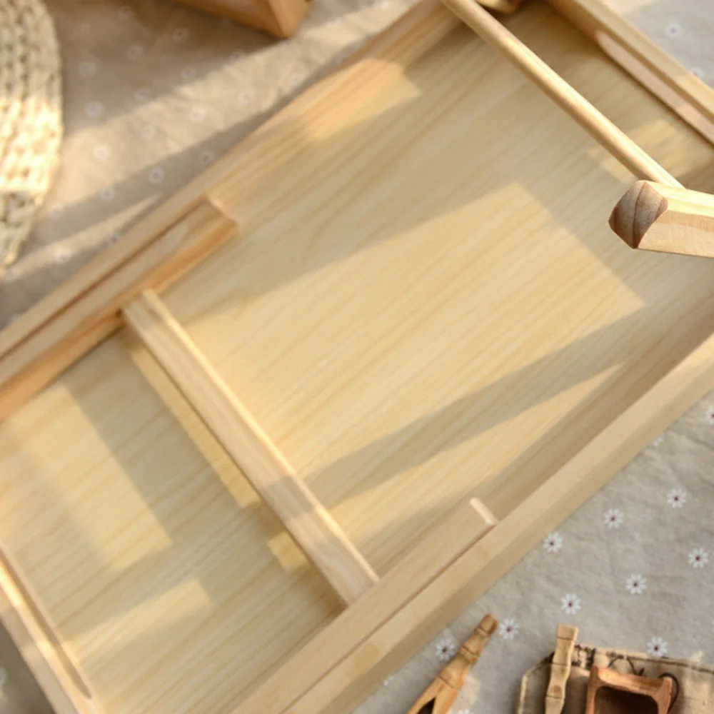 1 шт. Многофункциональная портативная твердая деревянная кровать стол для