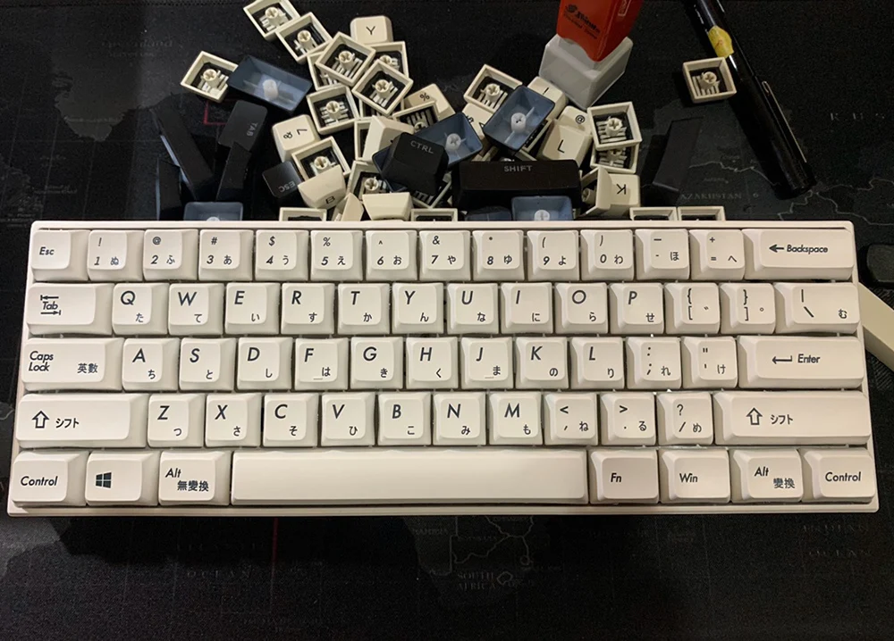 Totoro дизайн XDA профиль чистый белый колпачки для клавиш Cherry Mx Переключатель