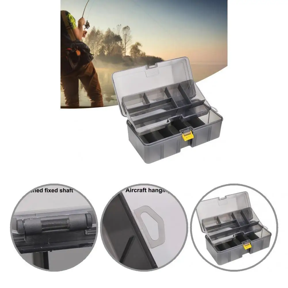

Shatterproof Thicken Removable Adjustable Dividers Fishing Gear Storage Case for Screw