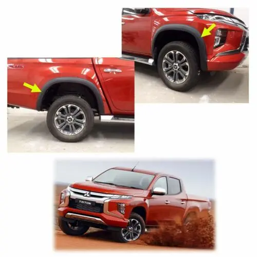 Крыло вспышки колеса арки крылья для Mitsubishi l200 Montero triton 2019 2020 Strada Strakar
