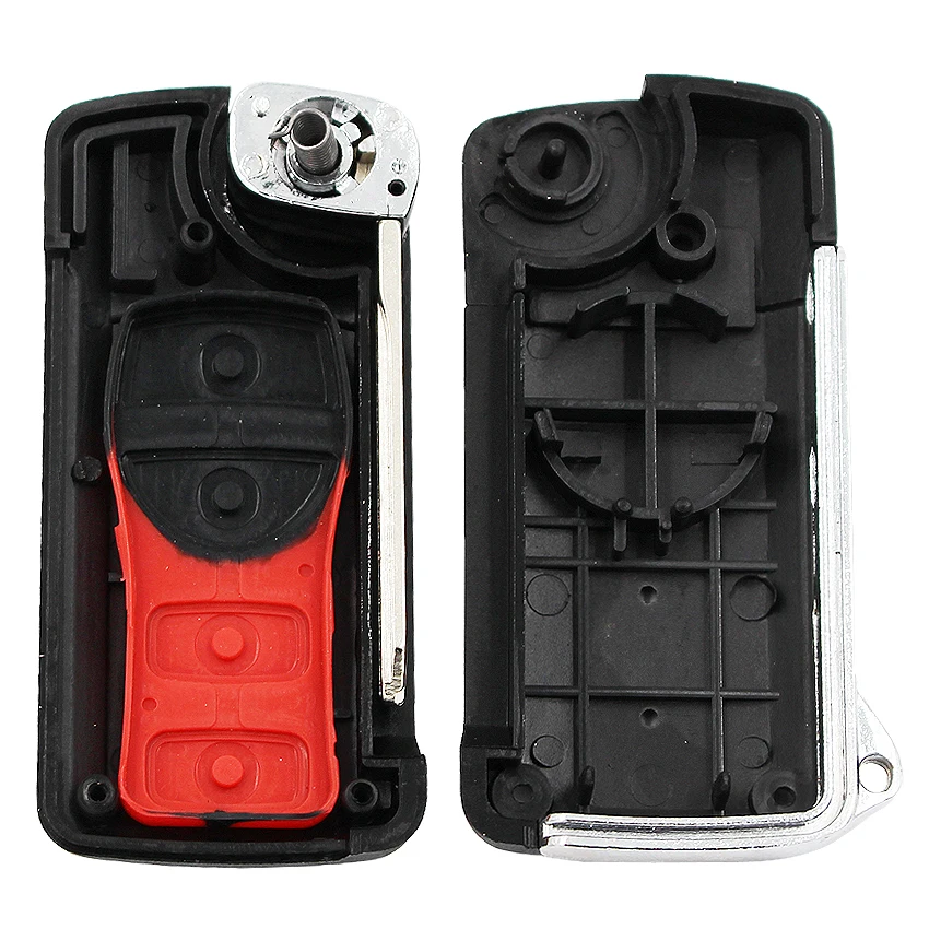 3 кнопки Модифицированная Складная откидная оболочка ключа дистанционного