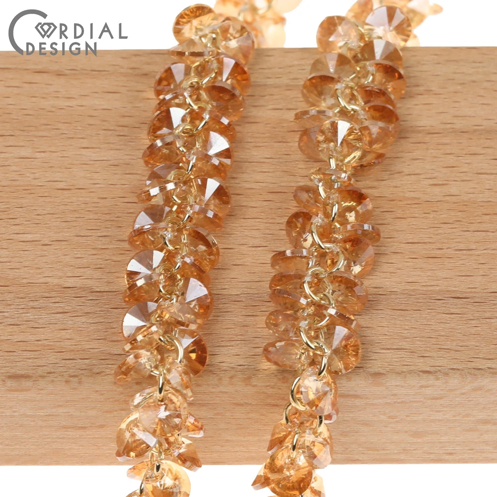 

Cordial Design Jewelry Accessories/Hand Made/Genuine Gold Plating/Cubic Zirconia/Jewelry Findings & Component/DIY Necklace Chain