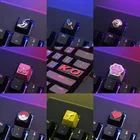 Ключ Из Цинкового алюминиевого сплава для механической клавиатуры Artisan DOTA2 Iron Man Pikachu R4, стереоскопический рельеф высоты, Прямая поставка