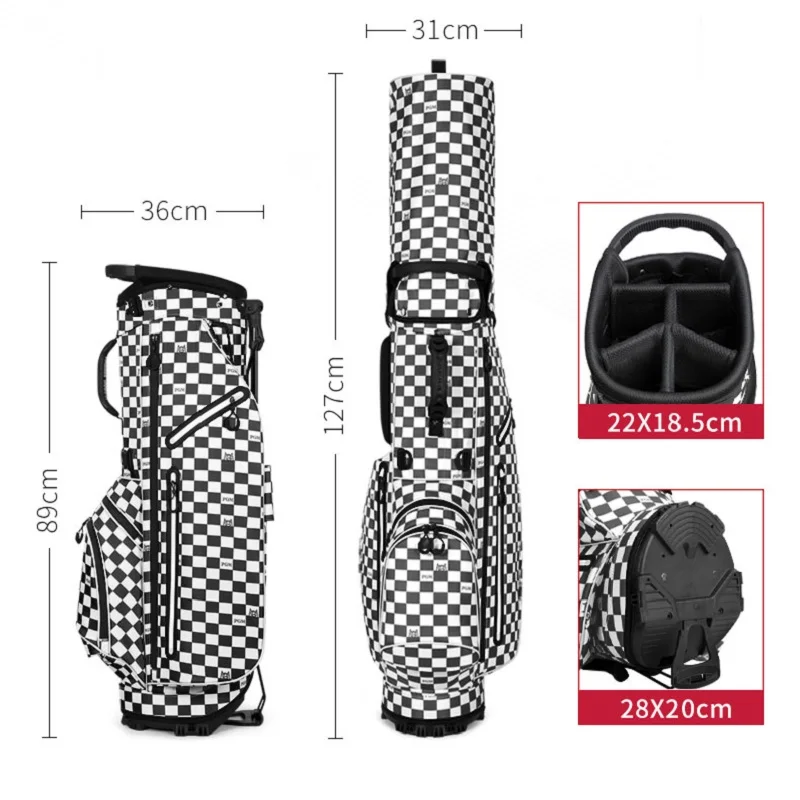 PGM Golf Standard Bag Clubs Package Lady Bag Women Professional Composite Waterproof Set Pole Lattice Bracket Bag High127CM New