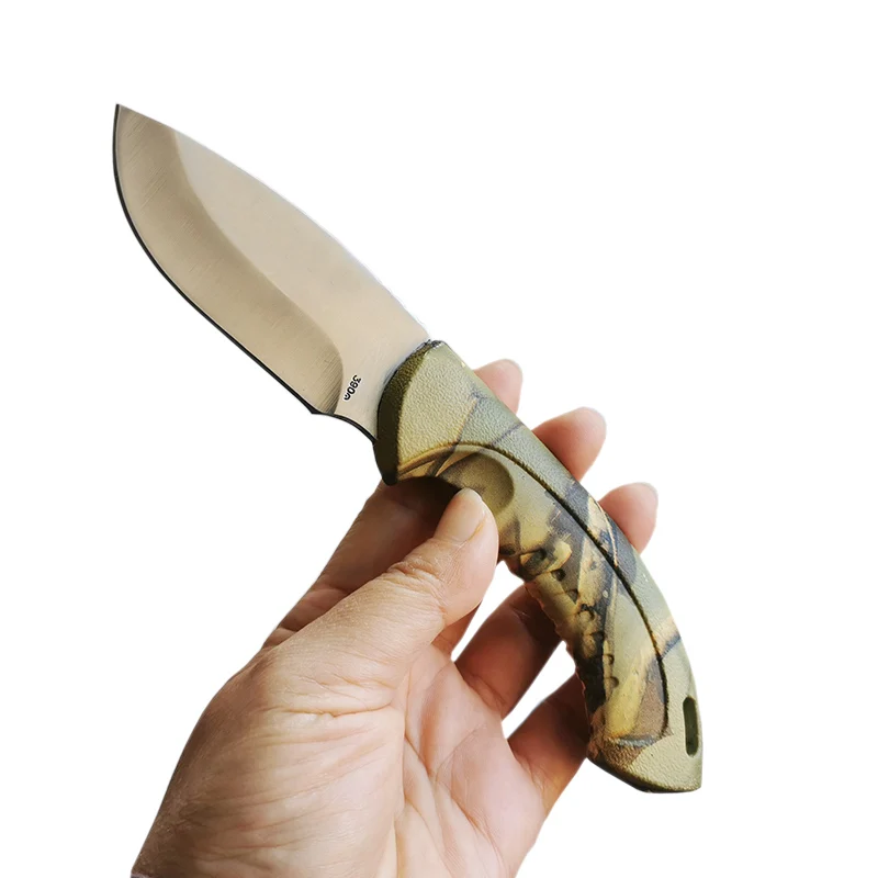 

Free shipping Camping outdoor household integrated straight blade high hardness tactical knife EDC Tool