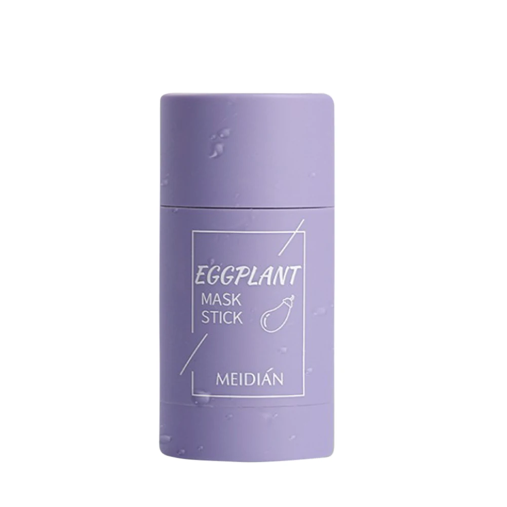

Green Tea/Eggplant Purifying Clay Stick Mask Deep Facial Cleaning Solid Mask Oil Control Pore Clean Mask For Men Women Facial