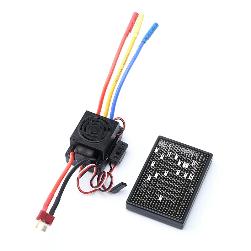

Водонепроницаемый бесsensorless 60A S-60A бесщеточный ESC электрический регулятор скорости с 5,5 V / 3A BEC для 1/10 1:10 RC автомобиля