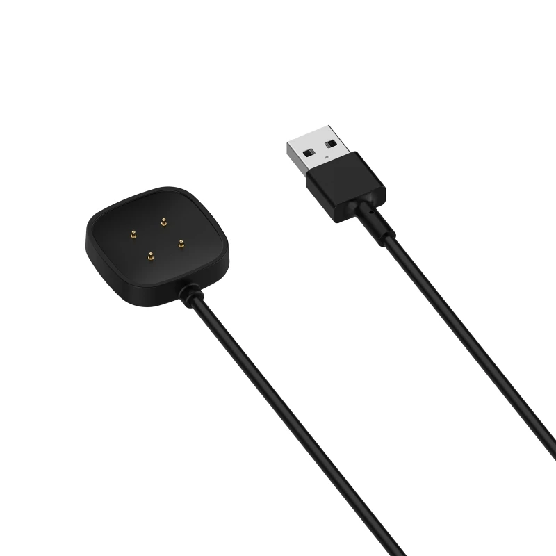 

30cm USB Charging Cable Magnetic Cradle Dock Power Cord for -Fitbit Versa3/Sense E65C