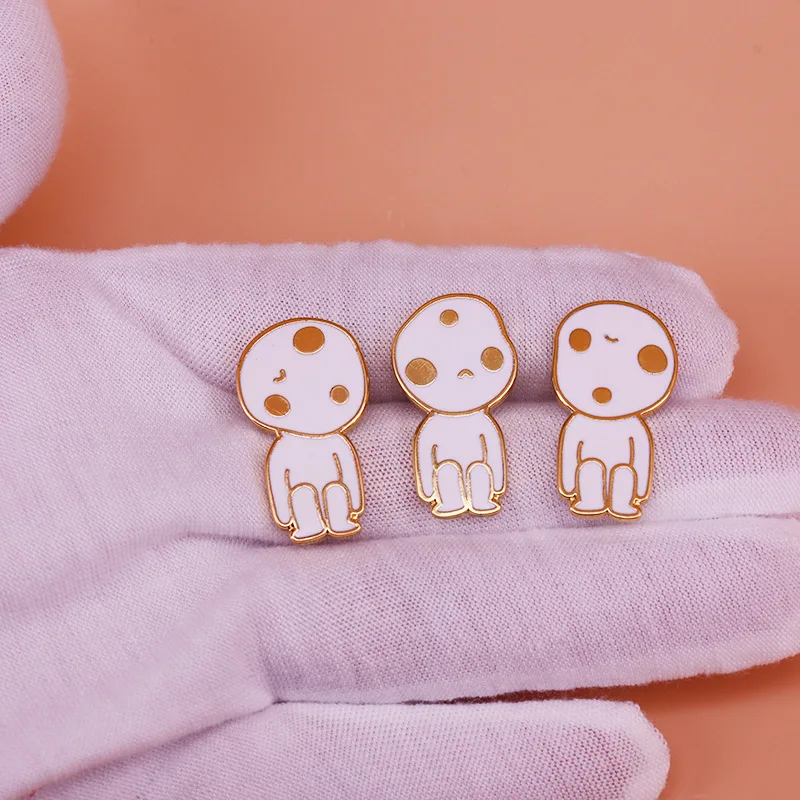 Распродажа жесткая эмалированная брошь в виде милой принцессы мононокса