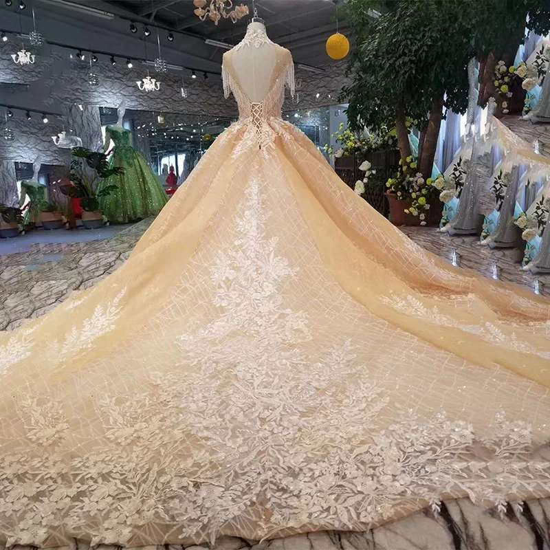 LS11048 вечернее платье с кисточками элегантное бальное высоким вырезом