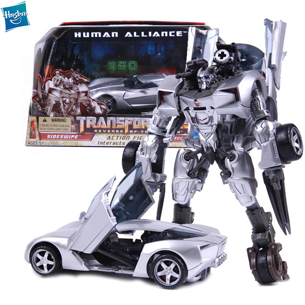 

Hasbro Tranformers: Revenge of The Fallen Movie Human Alliance Sideswipe with Tech Sergeant Epps 18Cm Ko Children's Gifts