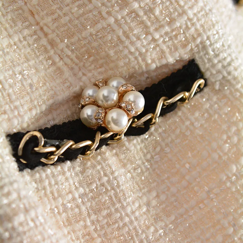 New Vogue of new fund of 2021 small sweet style show thin condole top   hitting scene straight joker two piece pants suit