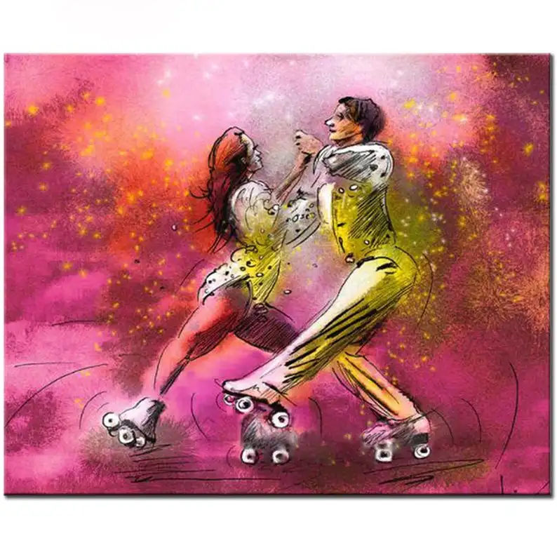 

Набор для алмазной вышивки «Катание на коньках», 5D