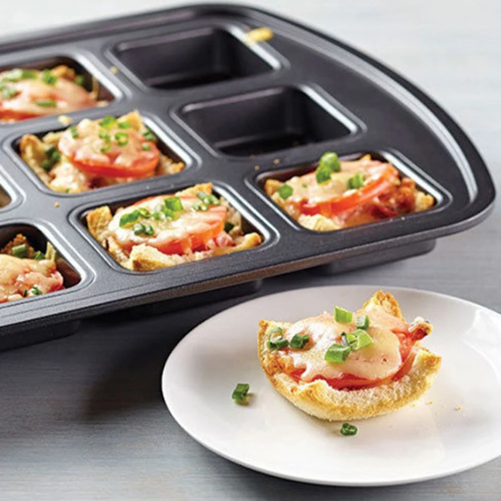 

Cake Cake Baking Pan Baking Tray Non-Stick Muffin Tin Pan 12 Cavities Cheese