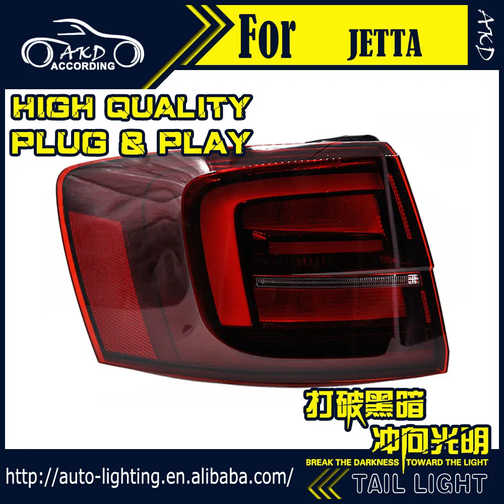АКД стайлинга автомобилей Хвост лампы для VW Jetta задние светильник s 2015 2017 GLI хвост