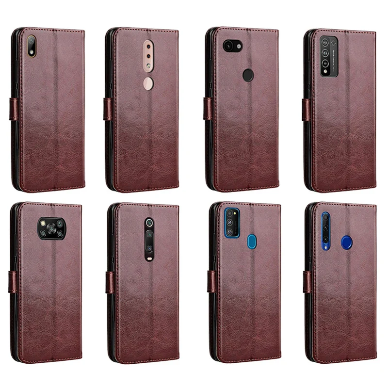 Кожаный чехол-бумажник для телефона Lenovo K6 Power K5 Plus Play Pro A7020 A6020 K12 Note