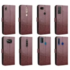 Кожаный флип-чехол для телефона Tecno Power 1 3 Air Spark 2 3 5 Pro 4 Lite 6 GO Plus Y2 POP 2 Power 2F 3 4