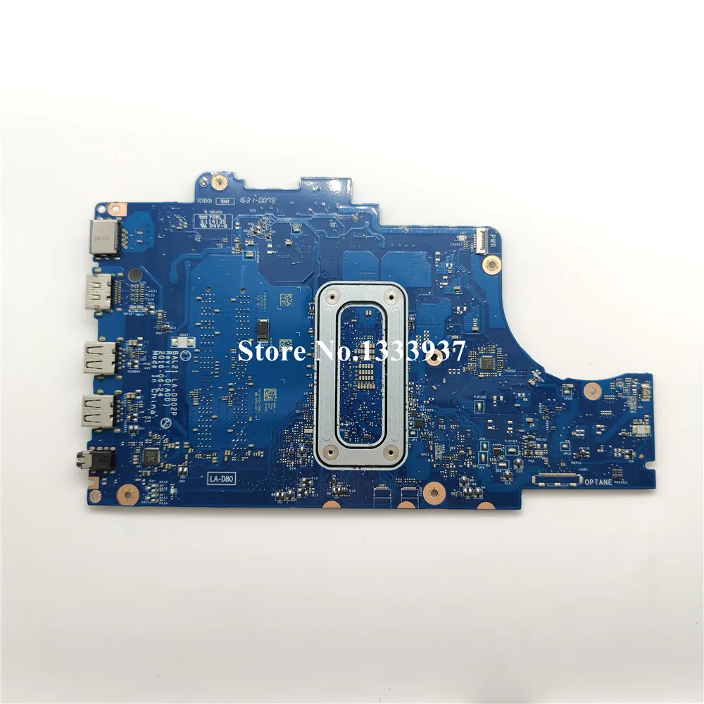 

CN-057K0H 057K0H 57K0H Mainboard BAL21 LA-D802P For Dell Inspiron 15 5567 5767 Laptop Motherboard W/ i3-7100U test ok