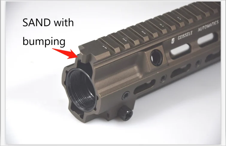 XPOWER GT style 10'Rail system 416 M-LOK MOD Lite Handguard для AR AEG Airsoft M4A1 Пейнтбол CS Спорт на открытом воздухе приемник коробка передач