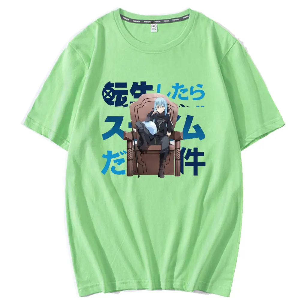 

Japanese anime Winter That Time I Got Reincarnated as a Slime T-shirt men Summer T-shirt men Fashion casual round neck t-shirt