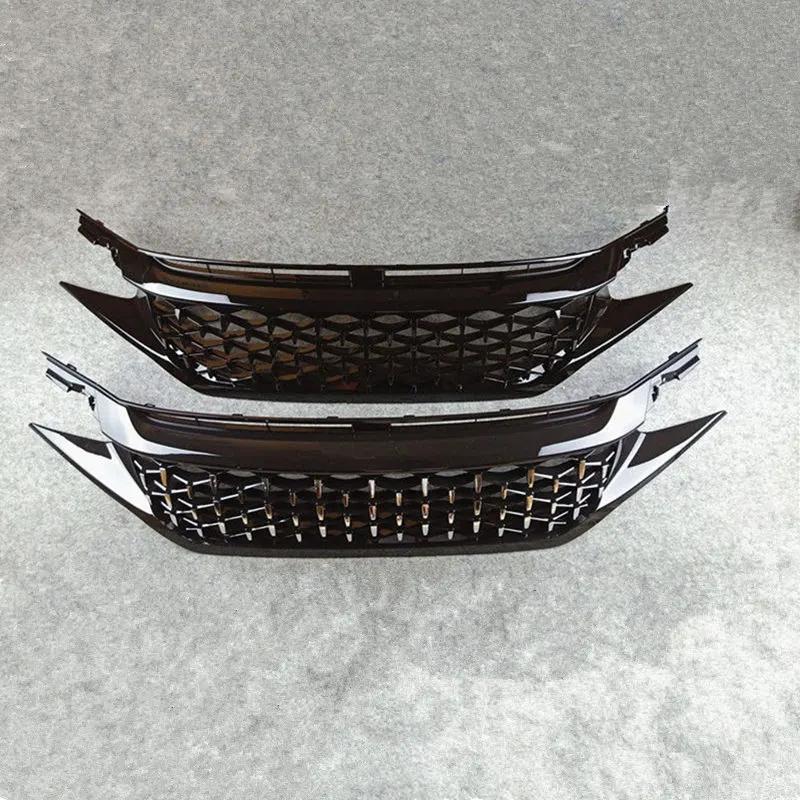 Новый бриллиантовый стиль 2 цвета передняя решетка для радиатора автомобиля Honda