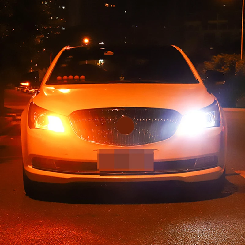 2 шт. 7440 T20 W21W WY21W дневные ходовые огни для Chevrolet траверс светодиодный DRL Габаритные