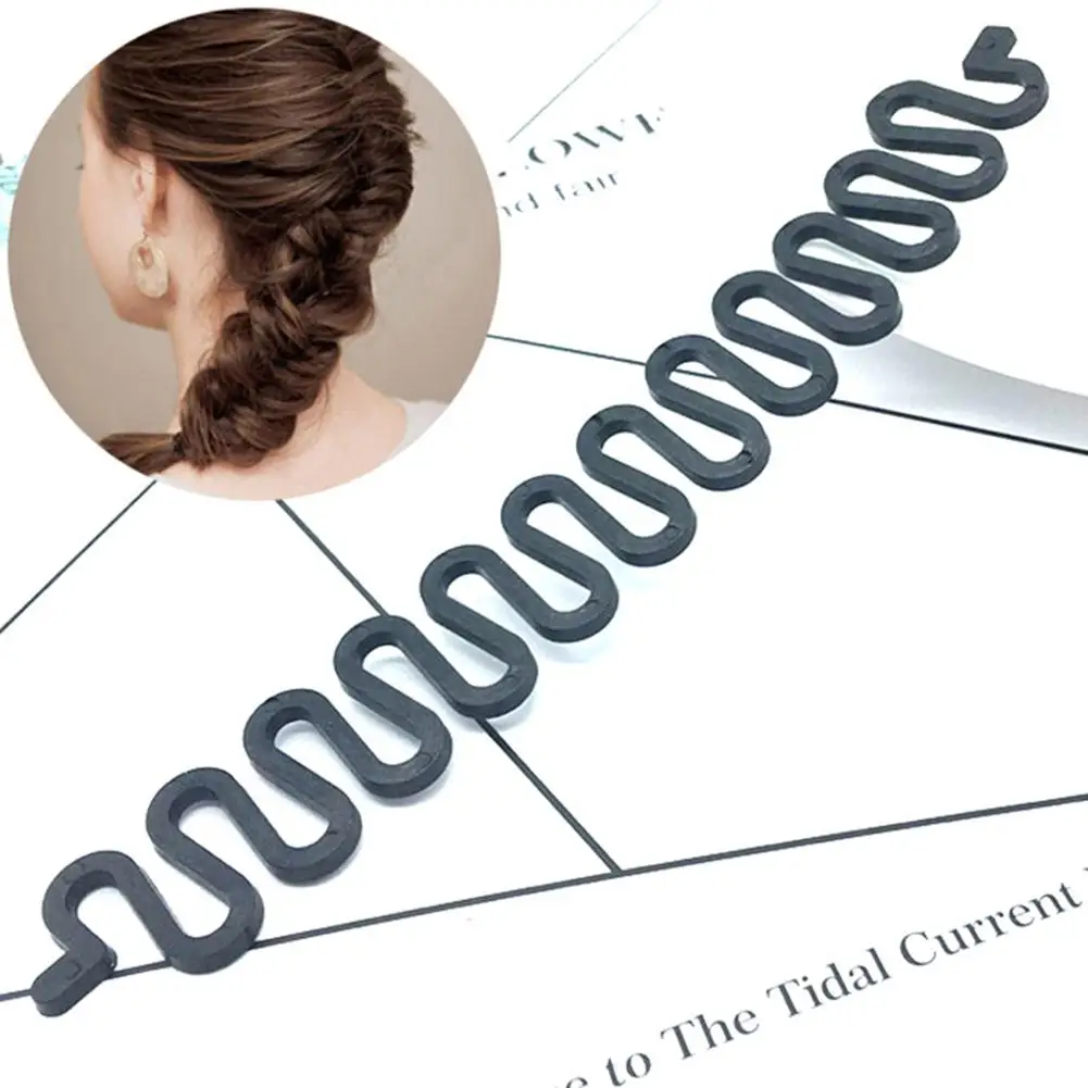 Зажим для укладки волос в виде рыбьей кости ролик плетения свадебной вечеринки