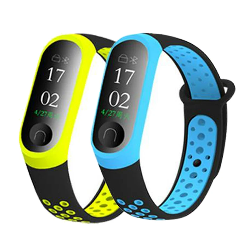 Сменный силиконовый ремешок для наручных часов Xiaomi MI Band 4 3 новый умные аксессуары