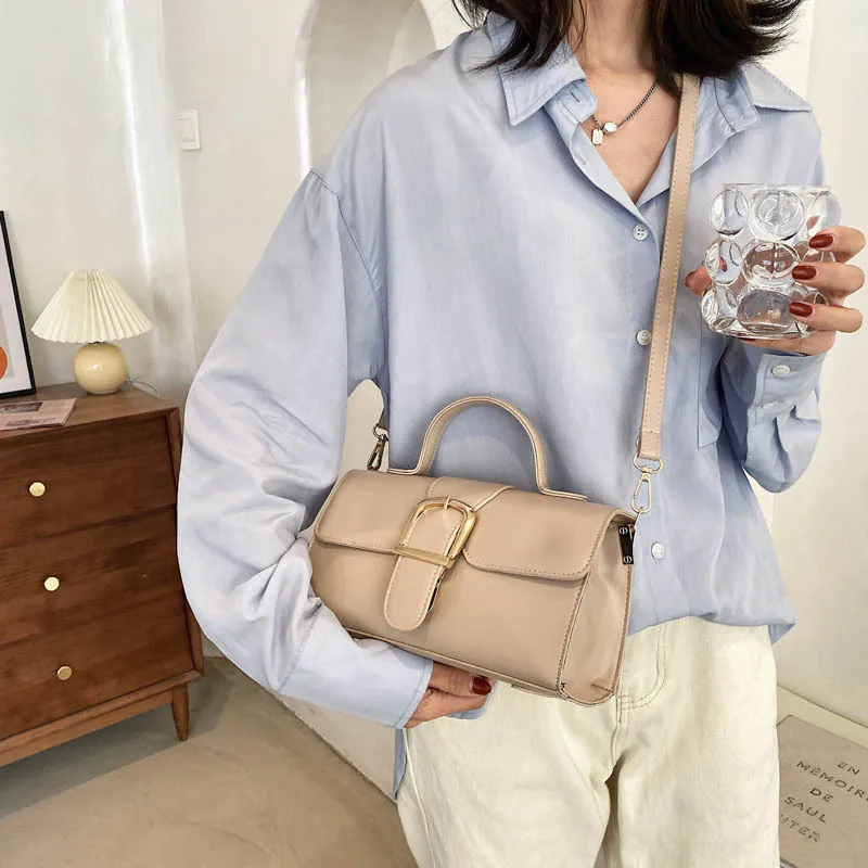 

Crossbody Shoulder Bag 2021 New Trendy Atmosphere Handbag Casual Simple Small Square Bag Western Style Spring Texture Female Bag