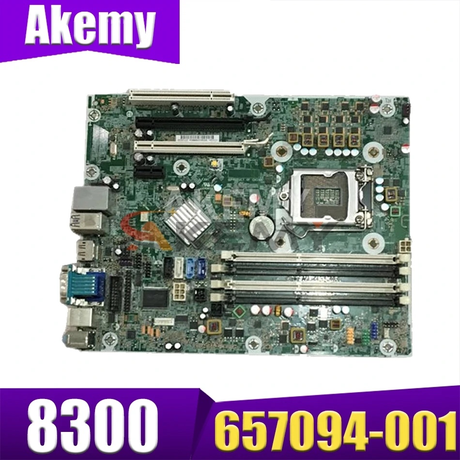 657094 001 для HP Compaq 8300 8380 материнская плата настольного компьютера 656933 Q75 LGA1155 100%