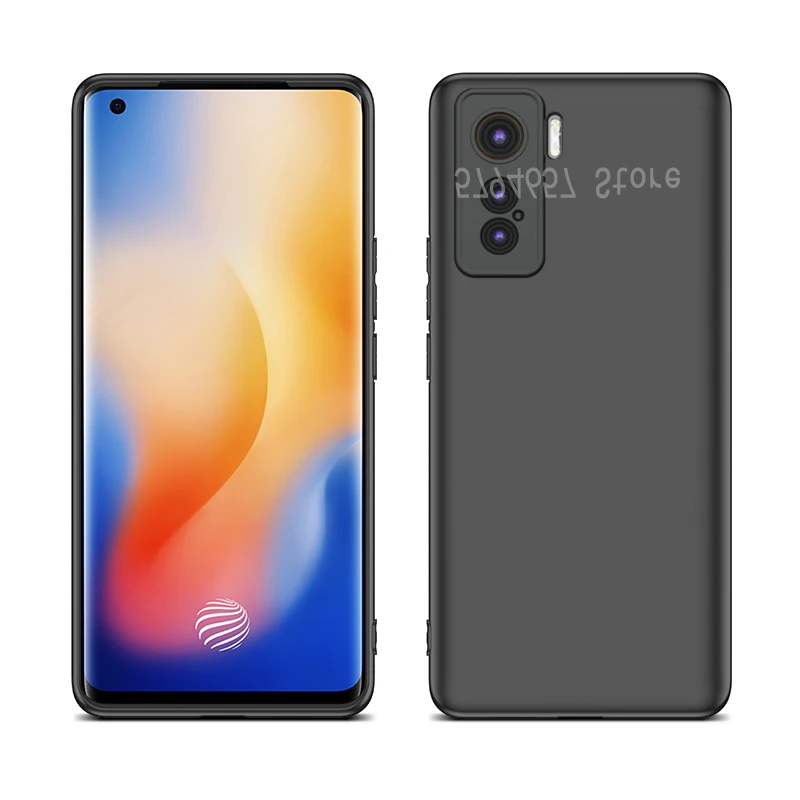 ДЛЯ VIVO IQOO 5 Pro Чехол из мягкого ТПУ матовый чехол для Por закаленное стекло Защита