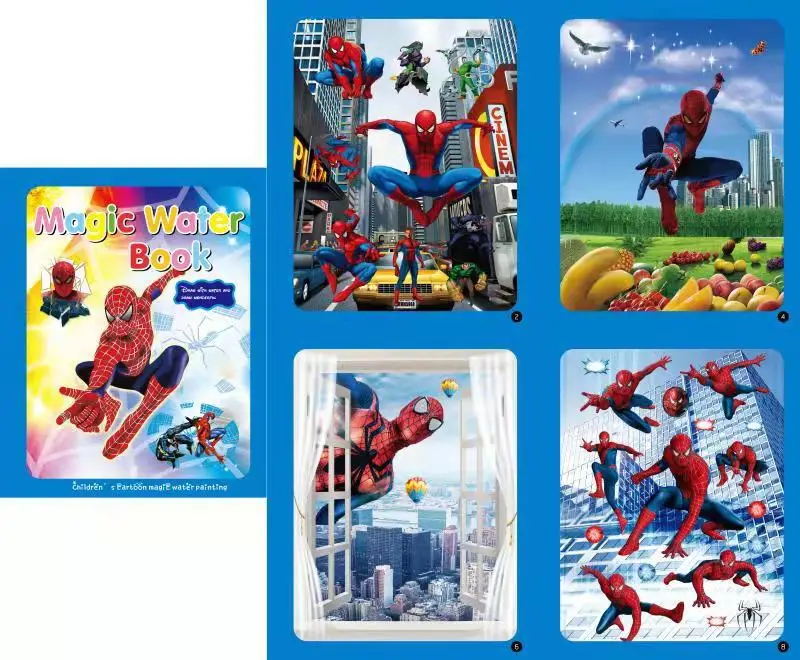 

Montessori Toys Reusable Coloring Book Magic Water Drawing Book Sensory Early Education Toys for Kids Birthday Gift VIP