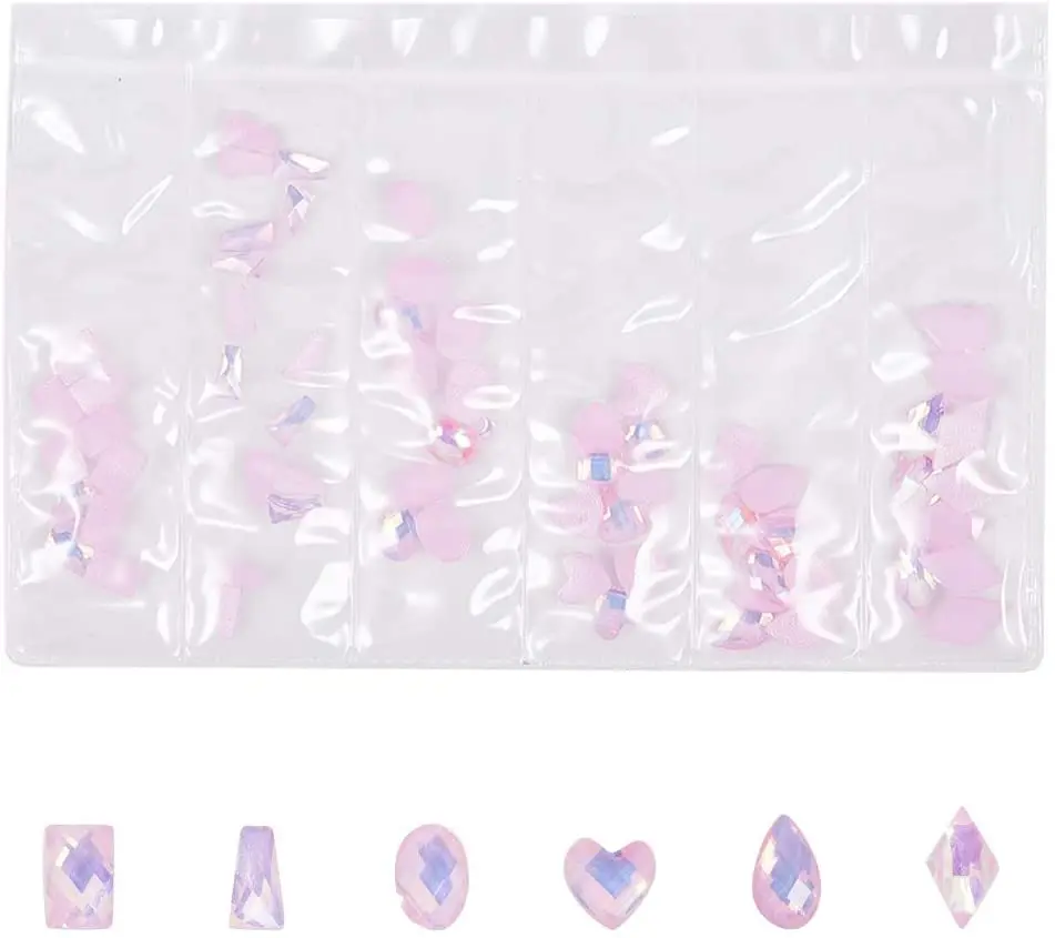 

Стразы из смолы, 3 упаковки, аксессуары для украшения ногтей, Смешанная форма, шармы, перламутровые, розовый цвет, аксессуары для дизайна ног...