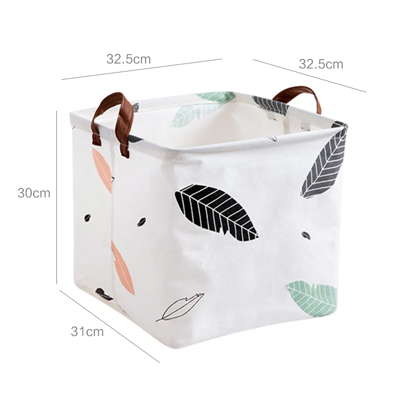 

folding Laundry Basket Clothing Storage Basket Storage Barrels for kids toy organizer bag gift box storage bins W5H55W47