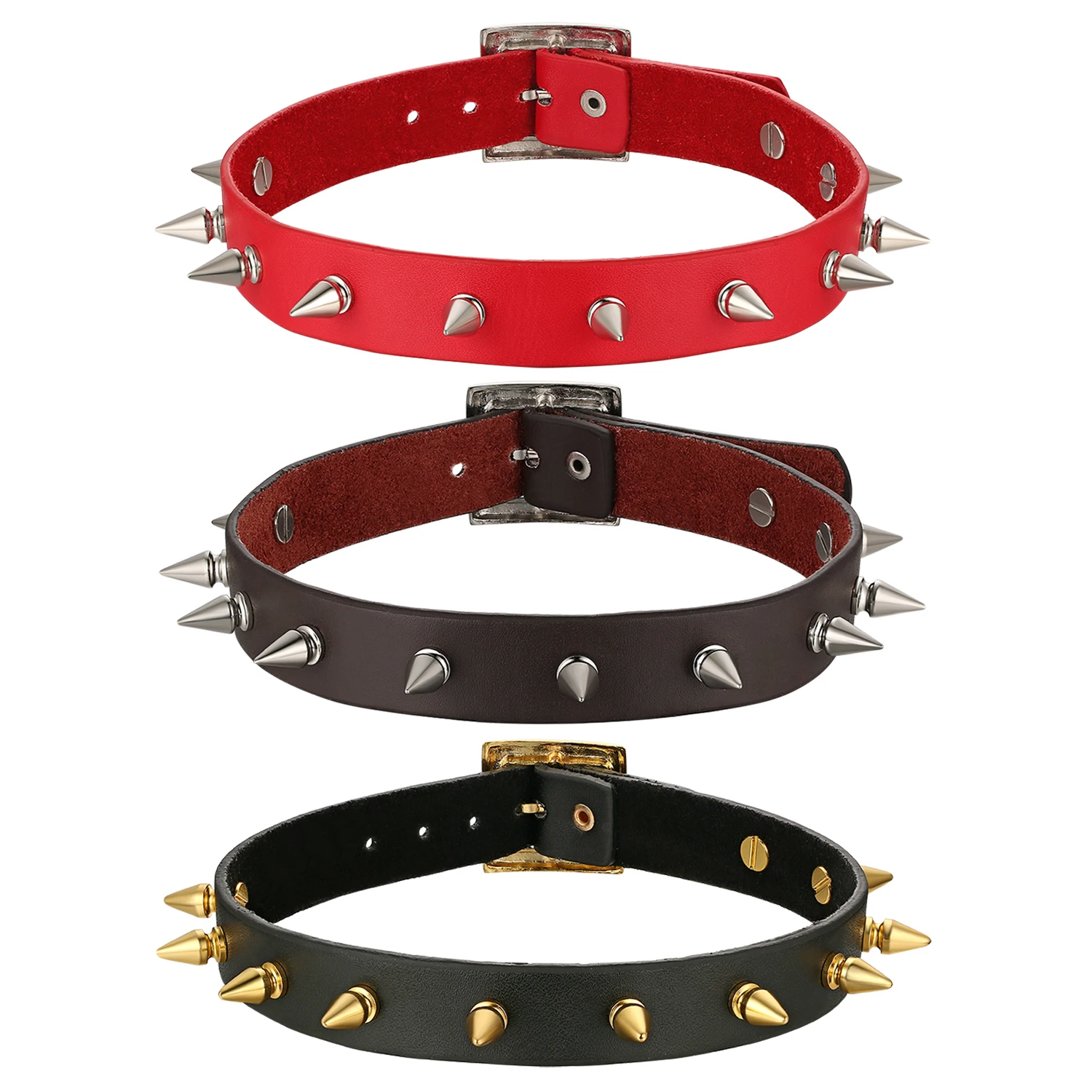 15 ''модное сексуальное панк кожаное колье с узором в виде сердца ожерелье