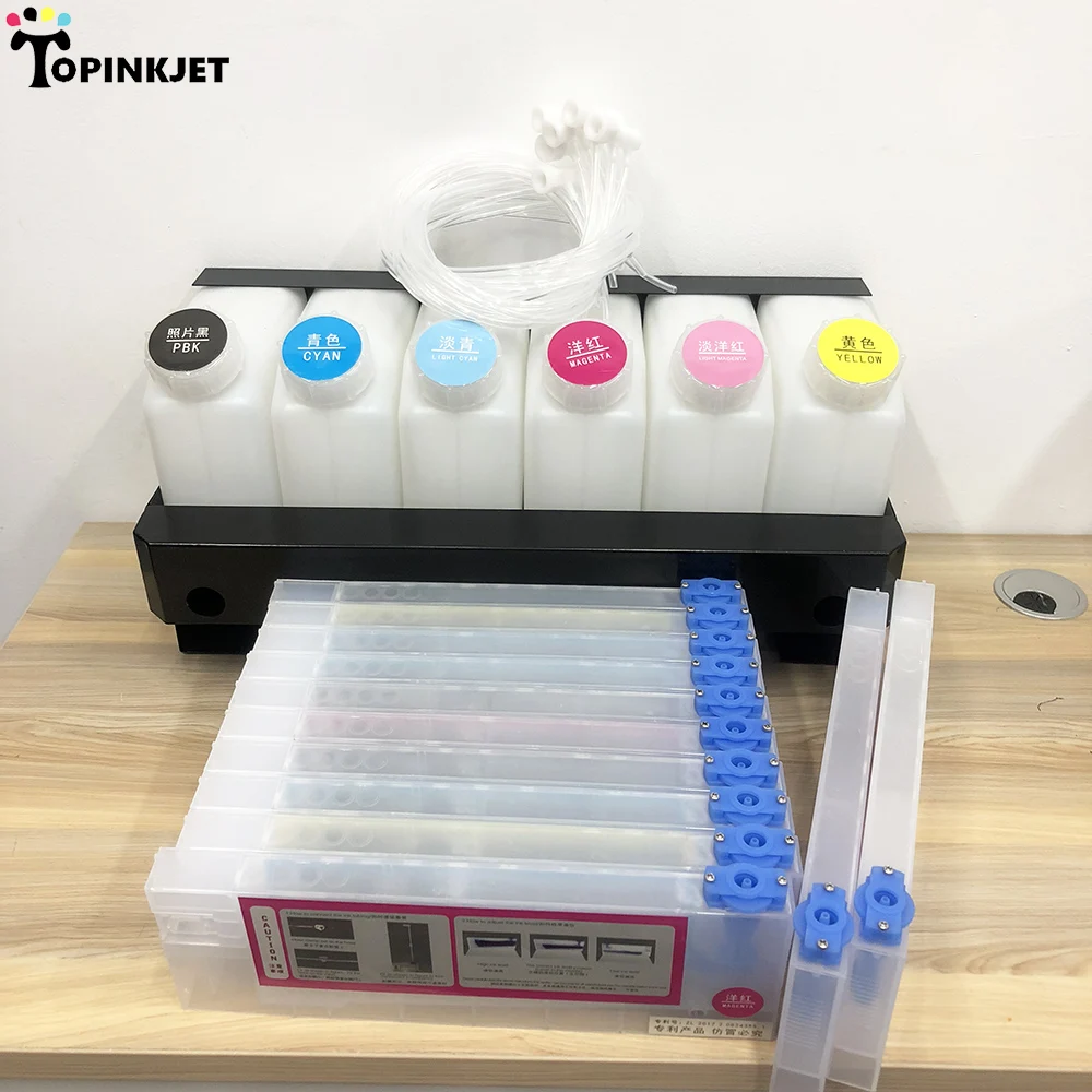 6 + 12 объемных чернил для Roland Mimaki Mutoh ECO Solvent струйный принтер с системой СНПЧ
