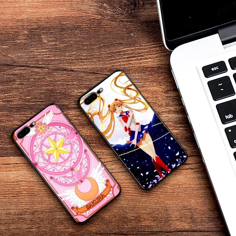 Матросская Луна для iPhone X XR XS MAX Мягкая силиконовая задняя крышка Apple 8 7 6 S Plus чехол