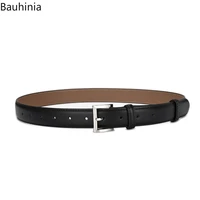 bauhinia 105cm new fashionsimple womens cowhide pin buckle belt all match decoration suit pants leather luxury thin belts