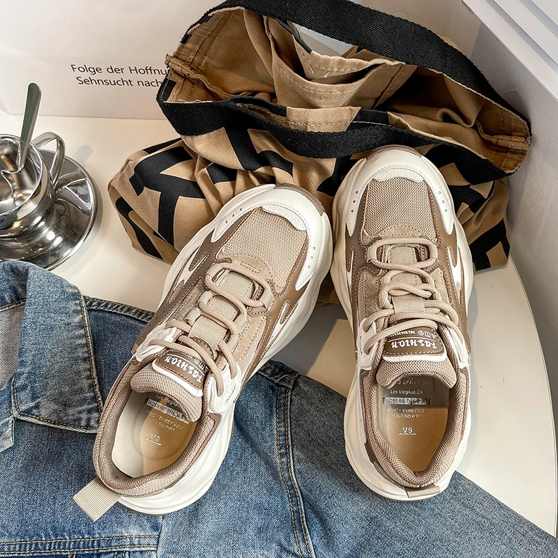 

Новинка весна-лето 2021 Лидер продаж Новая модная трендовая сетчатая повседневная спортивная мужская обувь дышащие увеличенные кроссовки бе...