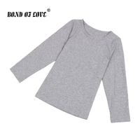 children clothes kids boy girls long sleeve childrens solid color t shirt bottoming shirt spring and summer autumn t shirt